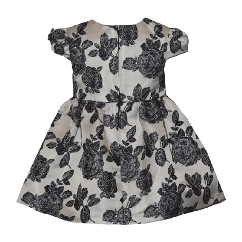 Bonnie Jean Baby Girls Short Sleeve Cap Fit + Flare Dress