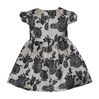 Bonnie Jean Baby Girls Short Sleeve Cap Fit + Flare Dress