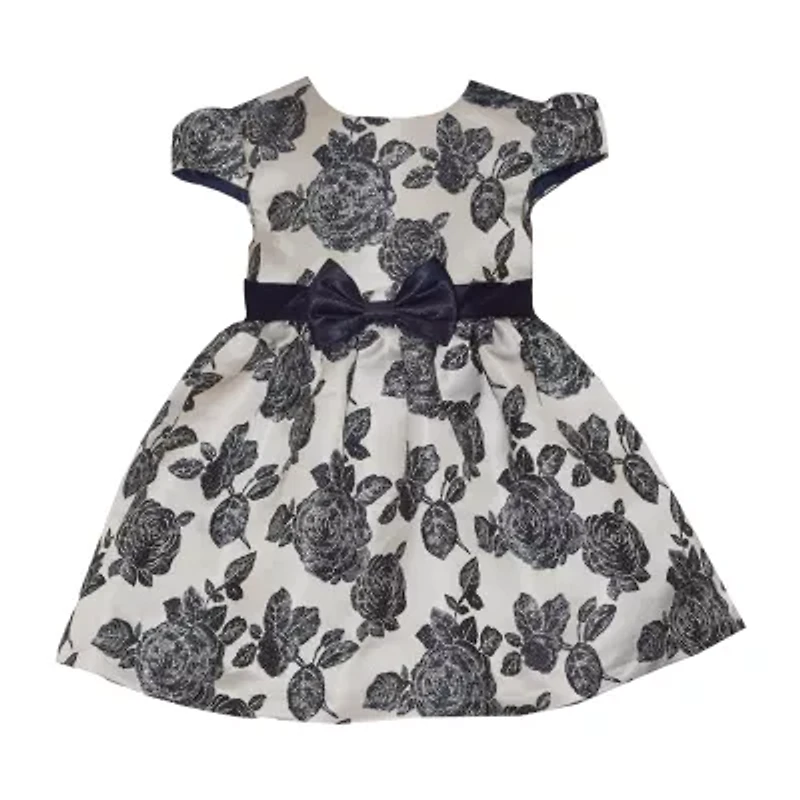 Bonnie Jean Baby Girls Short Sleeve Cap Fit + Flare Dress