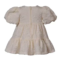 Bonnie Jean Baby Girls Short Sleeve Balloon Empire Waist Dress