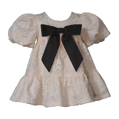 Bonnie Jean Baby Girls Short Sleeve Balloon Empire Waist Dress