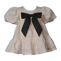Bonnie Jean Baby Girls Short Sleeve Balloon Empire Waist Dress