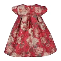 Bonnie Jean Baby Girls Short Sleeve Cap Empire Waist Dress