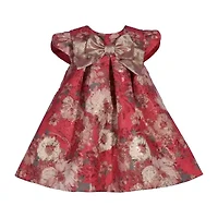 Bonnie Jean Baby Girls Short Sleeve Cap Empire Waist Dress