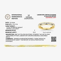 Grown Gorgeous (F,Vs2) Womens 1/4 CT. T.W. Lab White Diamond 14K Gold or Platinum Wedding Band
