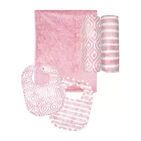 3 Stories Trading Company Baby Shower Wardrobe Gift Crate Girls 29-pc. Baby Gift Set