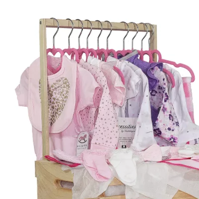 3 Stories Trading Company Baby Shower Wardrobe Gift Crate Baby Girls 43 Baby Gift Set