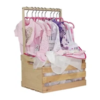 3 Stories Trading Company Baby Shower Wardrobe Gift Crate Baby Girls 43 Baby Gift Set