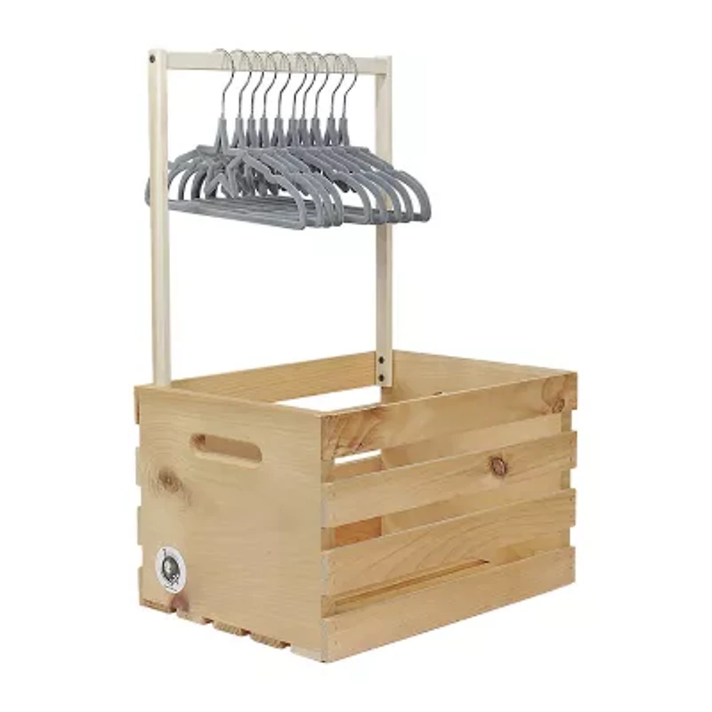 3 Stories Trading Company Baby Shower Wardrobe Gift Crate Unisex 29-pc. Baby Gift Set