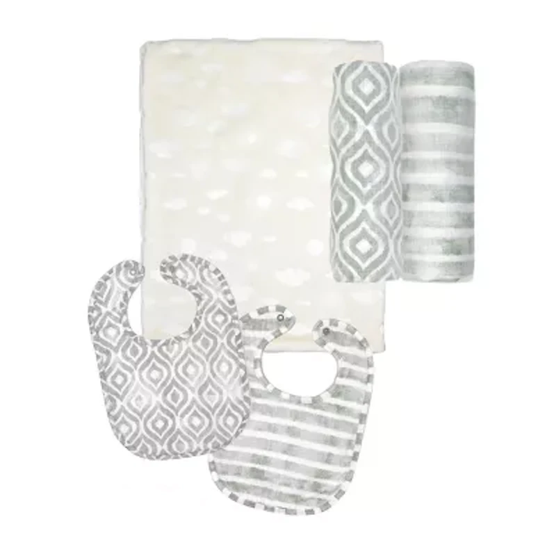3 Stories Trading Company Baby Shower Wardrobe Gift Crate Unisex 29-pc. Baby Gift Set