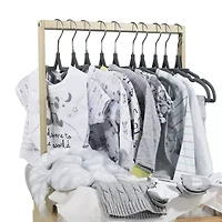 3 Stories Trading Company Baby Shower Wardrobe Gift Crate Unisex 33-pc. Baby Gift Set