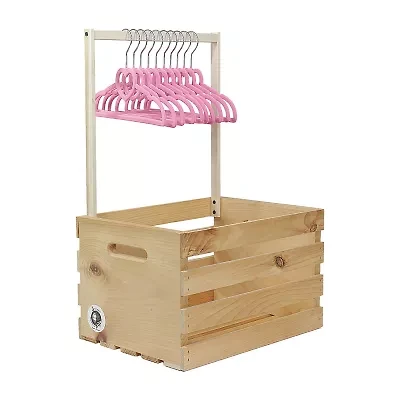 3 Stories Trading Company Baby Shower Wardrobe Gift Crate Baby Girls 12-pc. Baby Gift Set