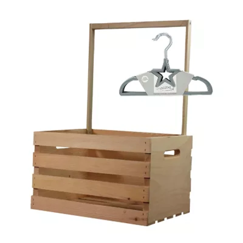 3 Stories Trading Company Baby Shower Wardrobe Gift Crate Baby Unisex 12-pc. Baby Gift Set