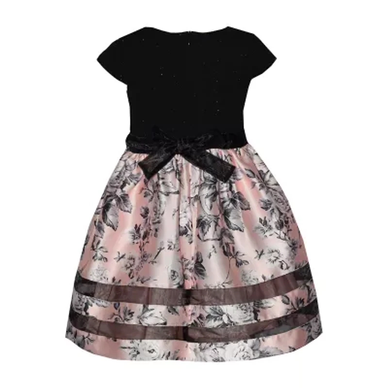 Bonnie Jean Toddler Girls Short Sleeve Fit + Flare Dress