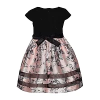 Bonnie Jean Toddler Girls Short Sleeve Fit + Flare Dress