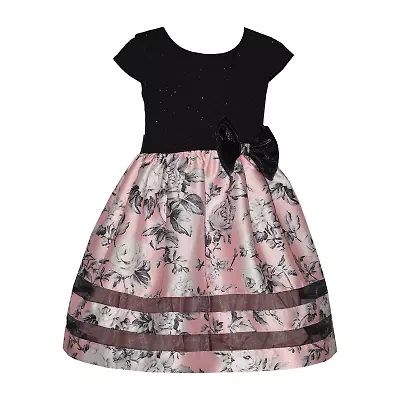 Bonnie Jean Toddler Girls Short Sleeve Fit + Flare Dress