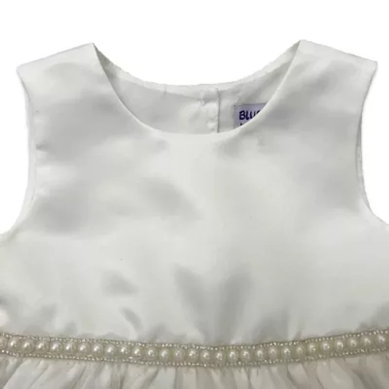 Blueberi Boulevard Toddler Girls Embellished Sleeveless A-Line Dress