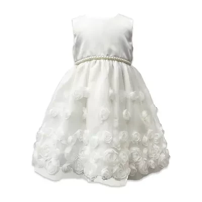 Blueberi Boulevard Toddler Girls Embellished Sleeveless A-Line Dress