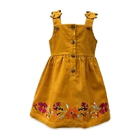 Blueberi Boulevard Toddler Girls Sleeveless Floral Dress Set