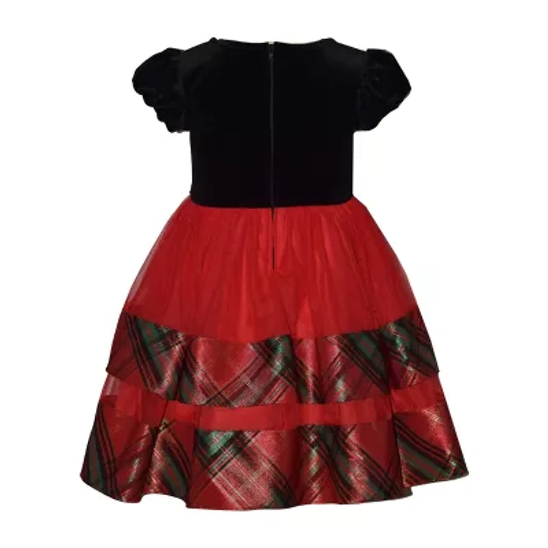Bonnie Jean Little Girls Short Sleeve Fit + Flare Dress