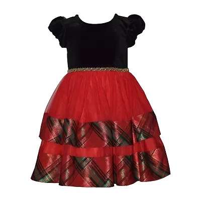 Bonnie Jean Little Girls Short Sleeve Fit + Flare Dress