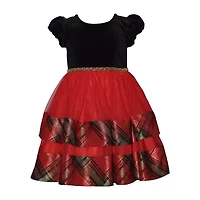 Bonnie Jean Little Girls Short Sleeve Fit + Flare Dress