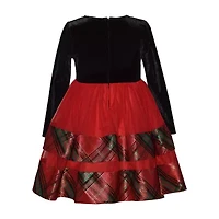 Bonnie Jean Big Kid Girls Long Sleeve Fit + Flare Dress
