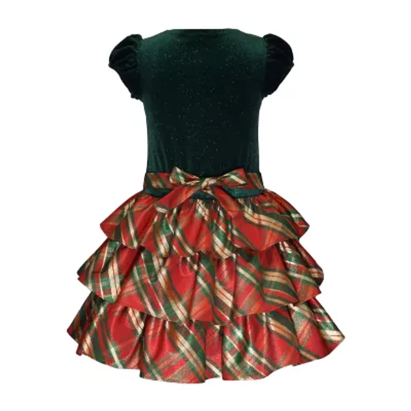 Bonnie Jean Little Girls Short Sleeve Fit + Flare Dress