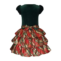 Bonnie Jean Little Girls Short Sleeve Fit + Flare Dress