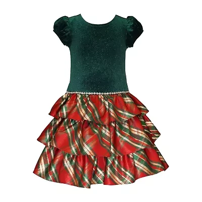 Bonnie Jean Little Girls Short Sleeve Fit + Flare Dress