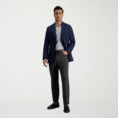 Haggar Sport Travel Performance 5 Pocket Mens Straight Fit Flat Front Pant