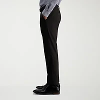 Haggar JMH Mens Comfort Waistband Straight Fit Dress Flat Front Pant