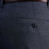 Haggar Life Khaki Comfort Chino Mens Straight Fit Flat Front Pant