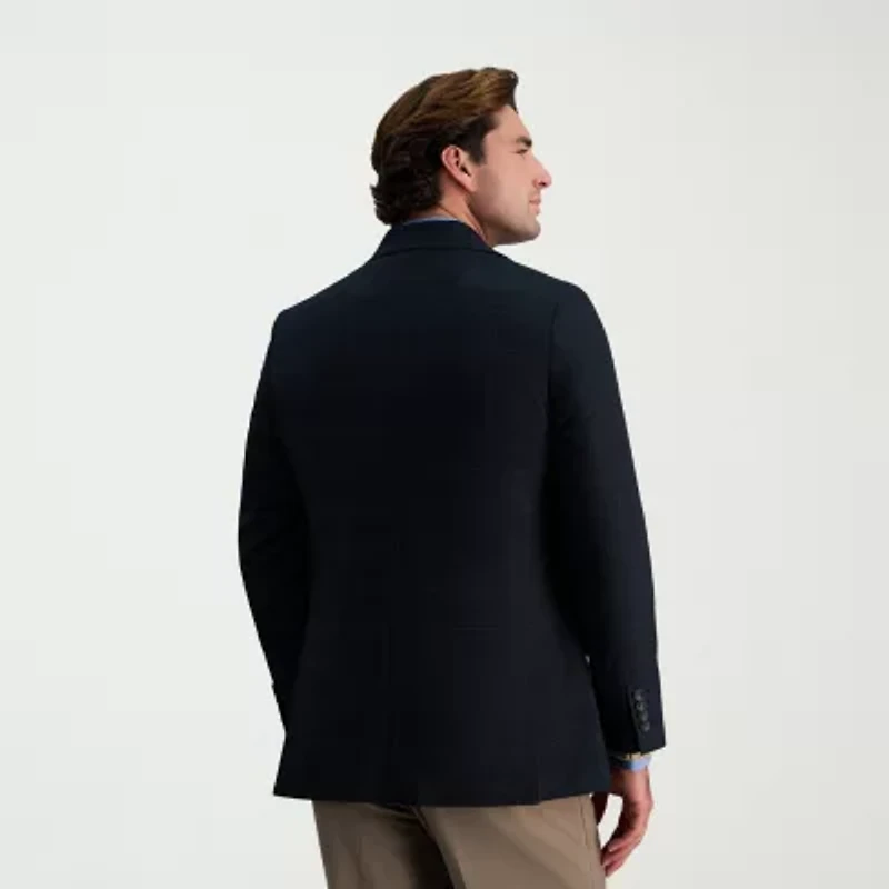 Haggar JMH Glen Plaid Mens Plaid Sport Coat