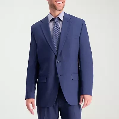 Haggar Travel Performance Tailored Mens Stretch Fabric Classic Fit Suit Jacket