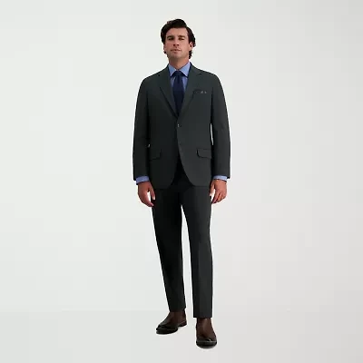 Haggar JMH Tailored Mens Stretch Fabric Modern Fit Flat Front Suit Pant