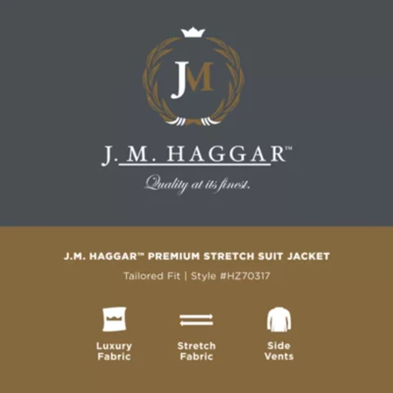 Haggar JMH Tailored Mens Modern Fit Suit Jacket