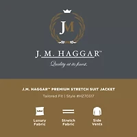 Haggar JMH Tailored Mens Modern Fit Suit Jacket