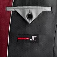 J. Ferrar Evening Edition Velour Mens Big and Tall Floral Tuxedo Jacket