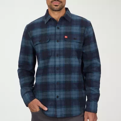 American Outdoorsman Mens Long Sleeve Regular Fit Flannel Shirt