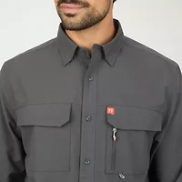 American Outdoorsman Mens Long Sleeve Regular Fit Button-Down Shirt