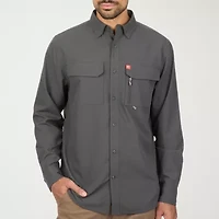 American Outdoorsman Mens Long Sleeve Regular Fit Button-Down Shirt