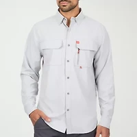 American Outdoorsman Mens Long Sleeve Regular Fit Button-Down Shirt