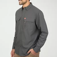American Outdoorsman Mens Long Sleeve Regular Fit Button-Down Shirt