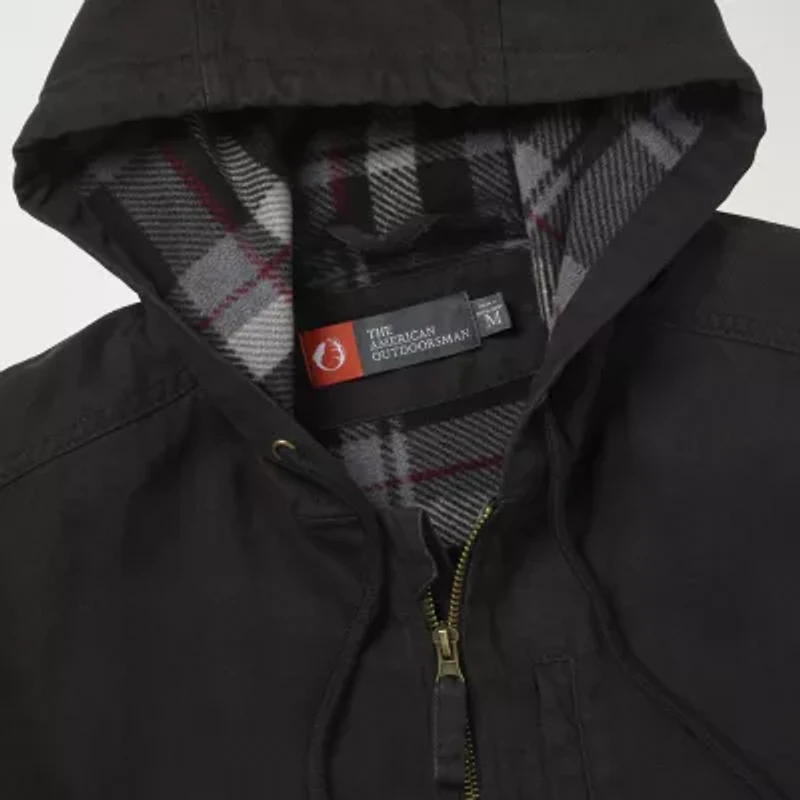 American Outdoorsman Mens Hooded Midweight Work Jacket