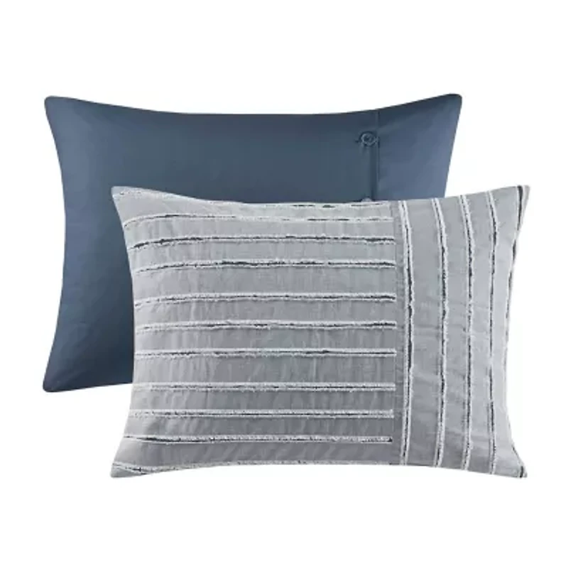 Madison Park Signature Essence Cotton Clip Jacquard Comforter Set