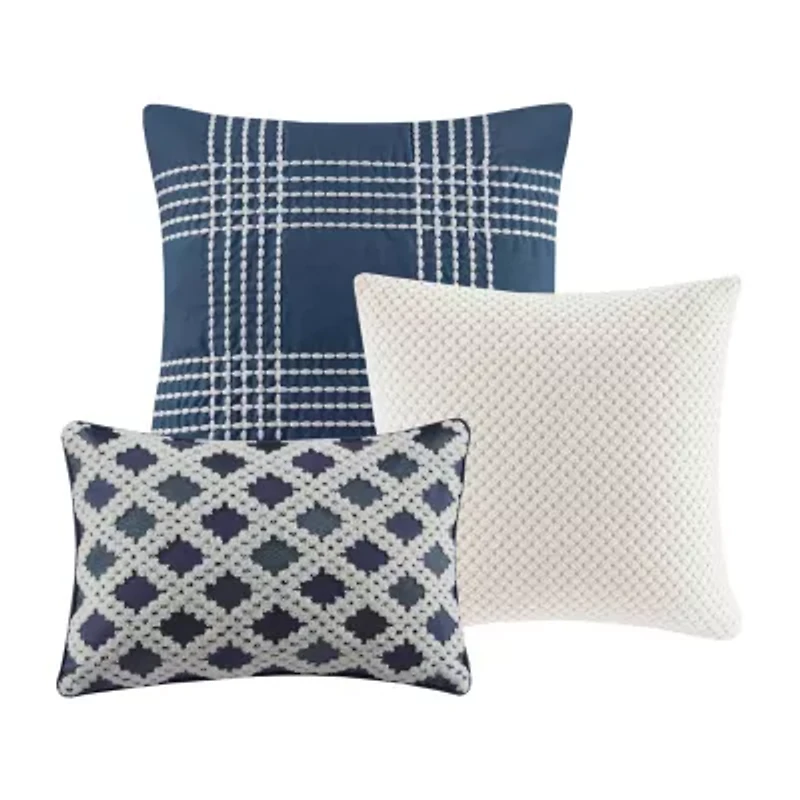 Madison Park Signature Essence Cotton Clip Jacquard Comforter Set