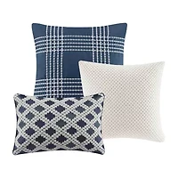 Madison Park Signature Essence Cotton Clip Jacquard Comforter Set