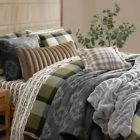 Bearpaw Easton 3-pc. Plaid Coco Plush Comforter Set
