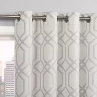 Sun Zero Atmosphere Davenport Grommet Top 100% Blackout Single Curtain Panel